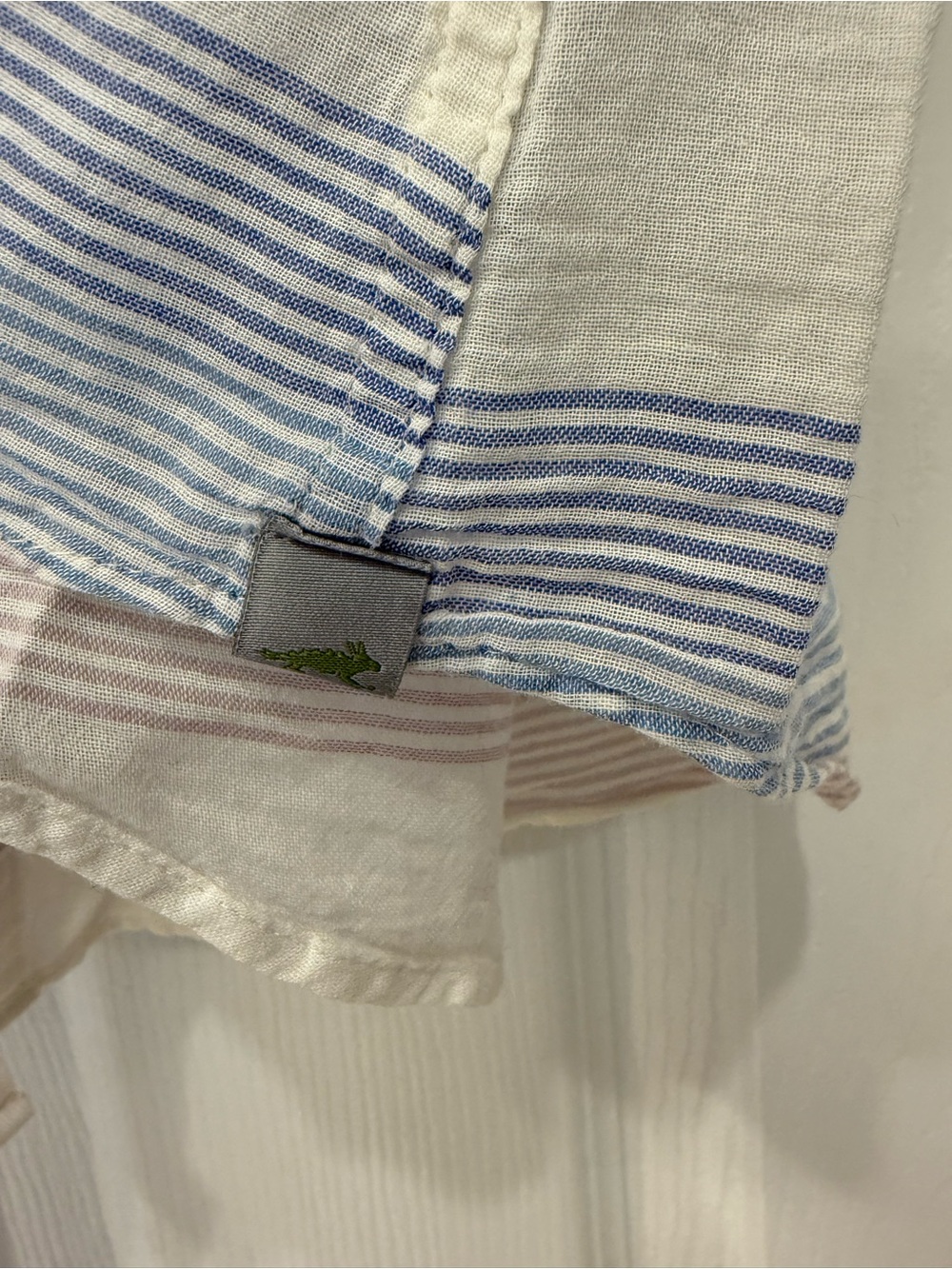 Horny Toad Striped Button-Up Shirt in Blue and Pink - Picture 3 of 4